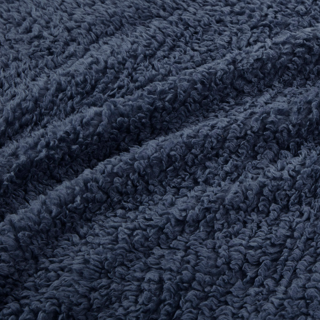 Burlington Berber Blanket - Navy