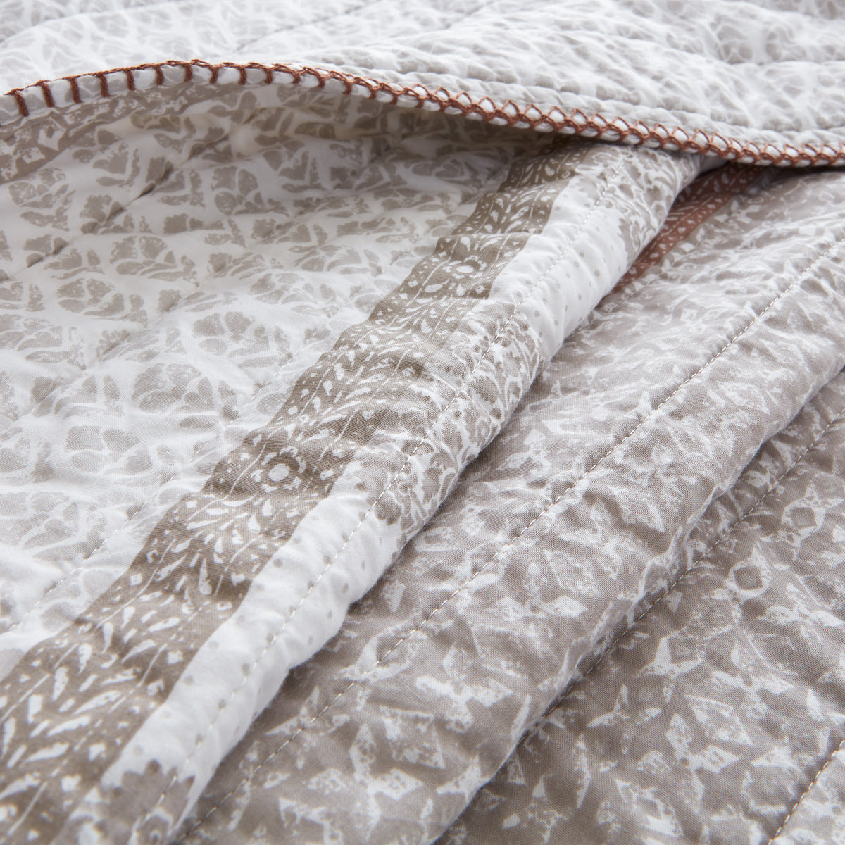 Surya Quilt Set - Clay