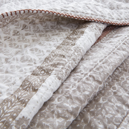 Surya Quilt Set - Clay