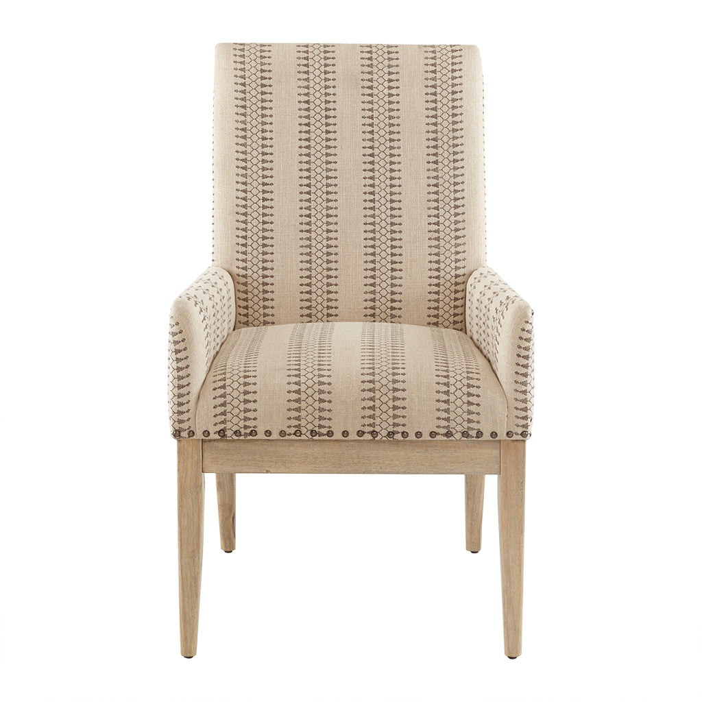 Rika High Back Dining Armchair (Set of 2) - Natural