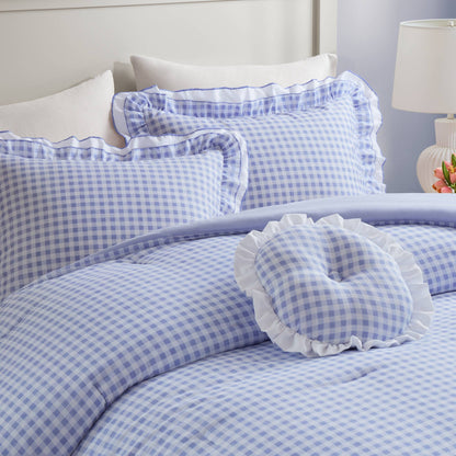 Rowena Comforter Set - Blue