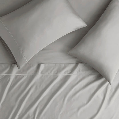 600 Thread Count Pima Cotton Sheet Set - Light Grey