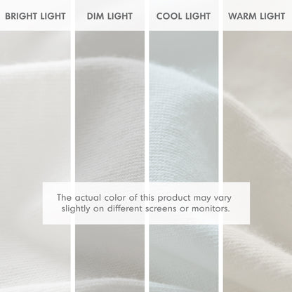 Cotton Blend Jersey Knit All Season Sheet Set - White