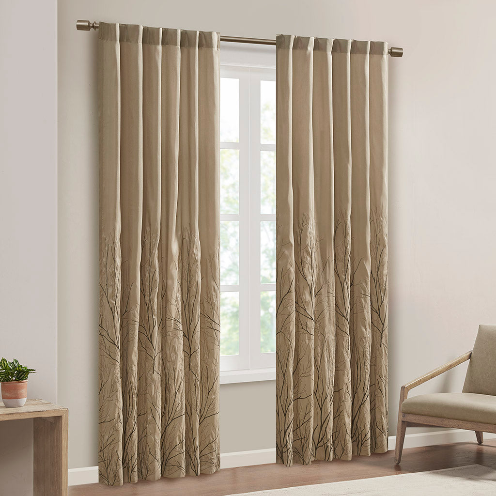 Andora Curtain Panel - Tan