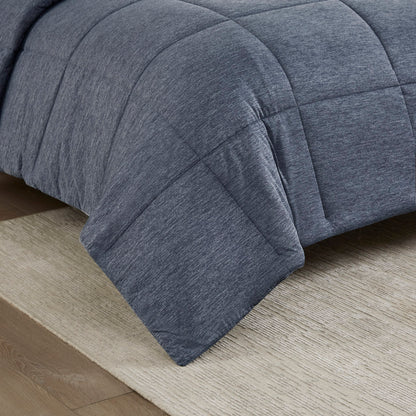 Comfort Cool Jersey Knit Oversized Down Alternative Comforter - Navy