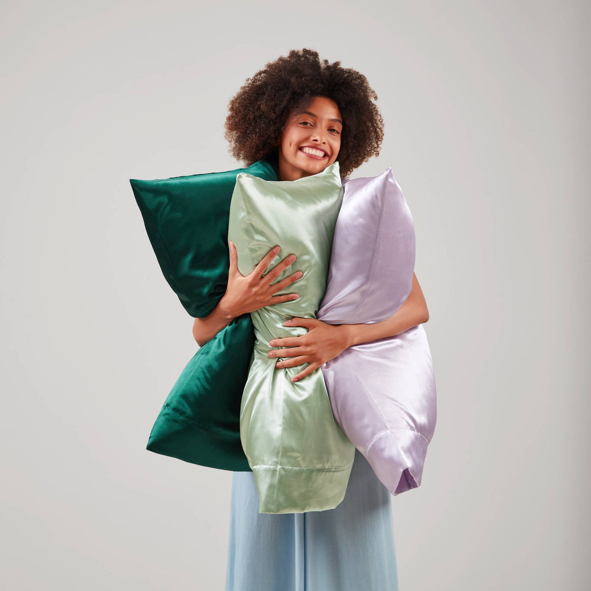 Satin Luxury 2 PC Pillowcases - Blush