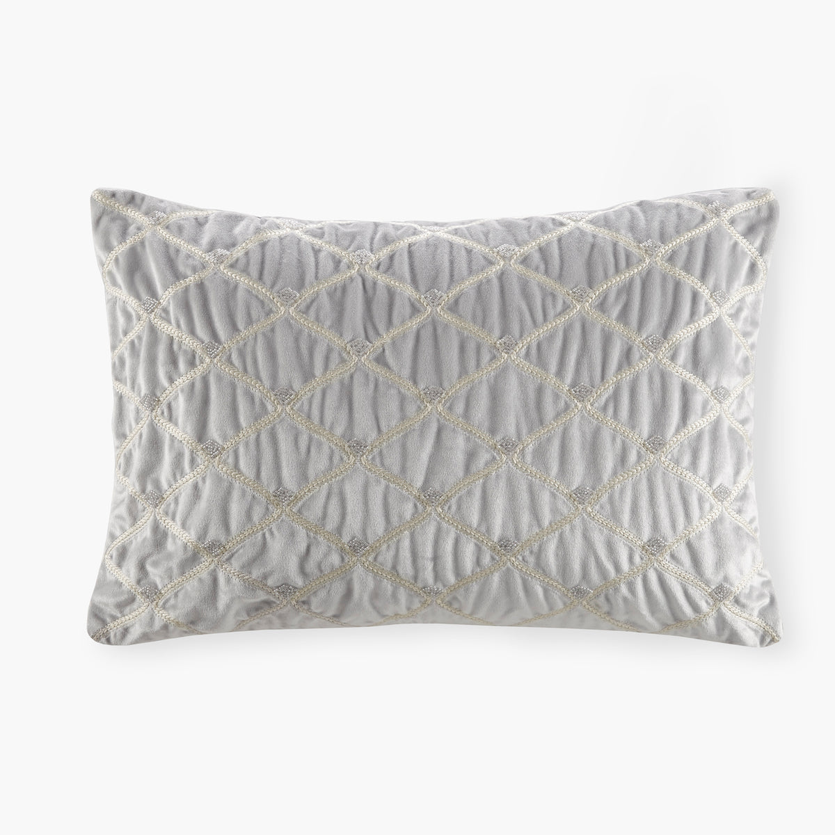 Aumont Oblong Decor Pillow - Silver