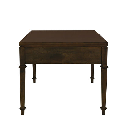 Kenna Fluted 2-drawer Coffee Table - Brown
