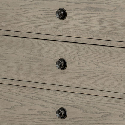 Victoria 4-drawer wood dresser (40") - Reclaimed Grey
