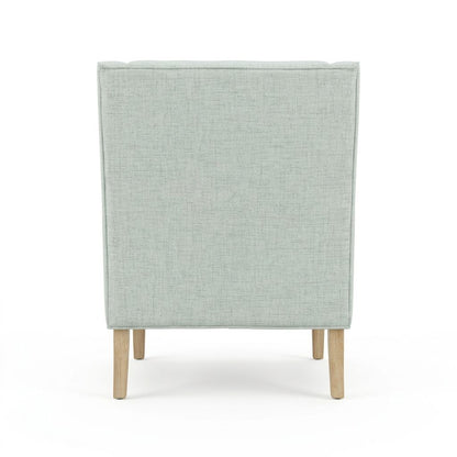Decker Wingback Armchair - Light Green