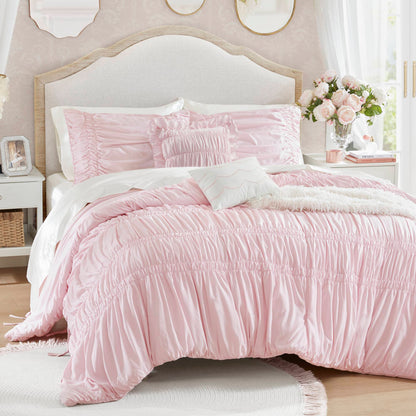 Ella Comforter Set - Pink