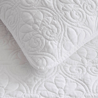 Quebec Reversible Bedspread Set - White