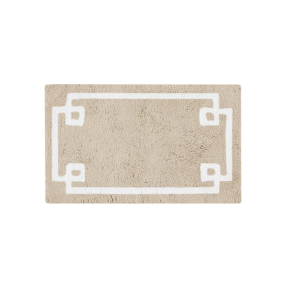 Evan Cotton Tufted Bath Rug - Taupe