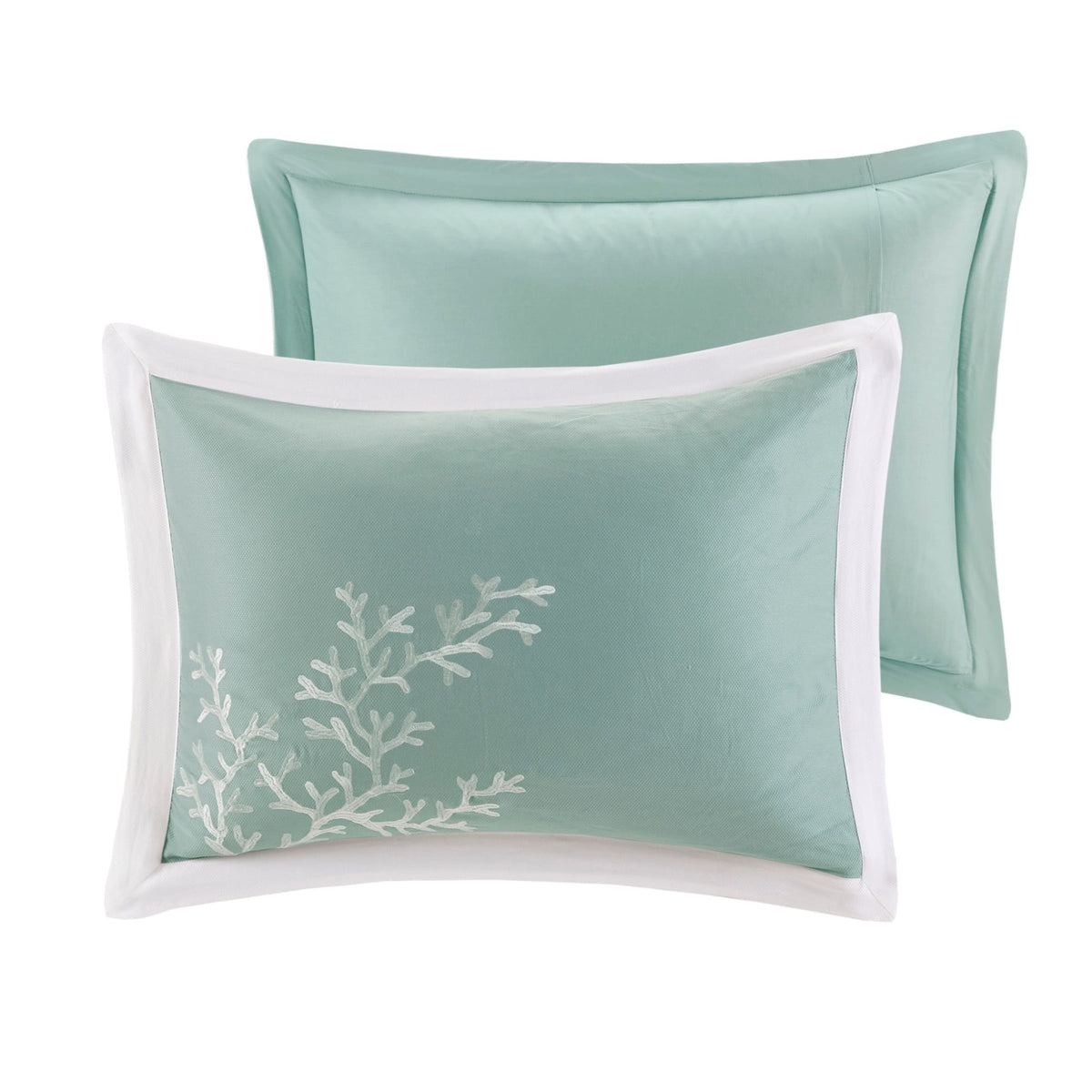Coastline Aqua 4-Piece Comforter Set Comforter Sets By Olliix/JLA HOME (E & E Co., Ltd)
