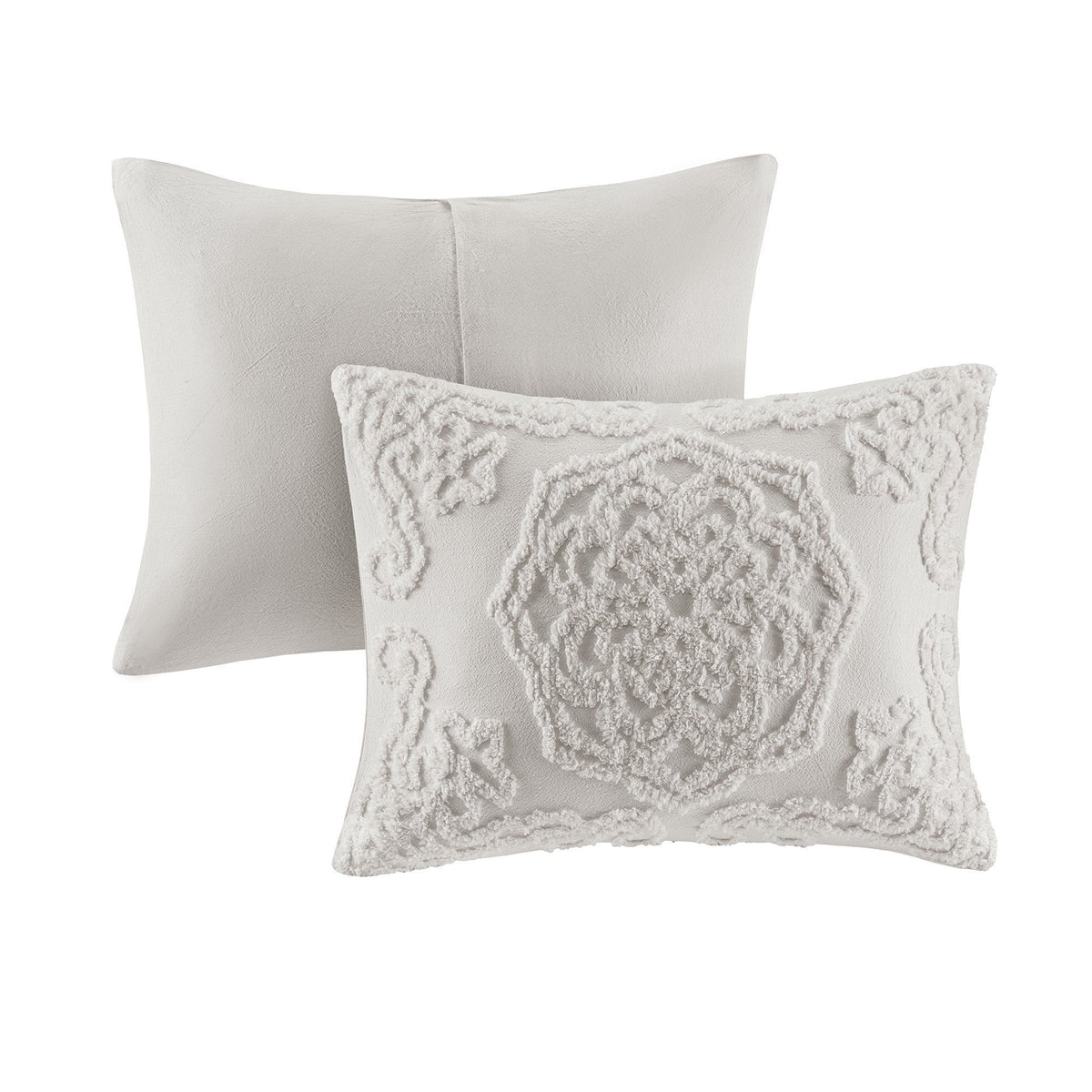 Laetitia Grey 3-Piece Comforter Set Comforter Sets By Olliix/JLA HOME (E & E Co., Ltd)