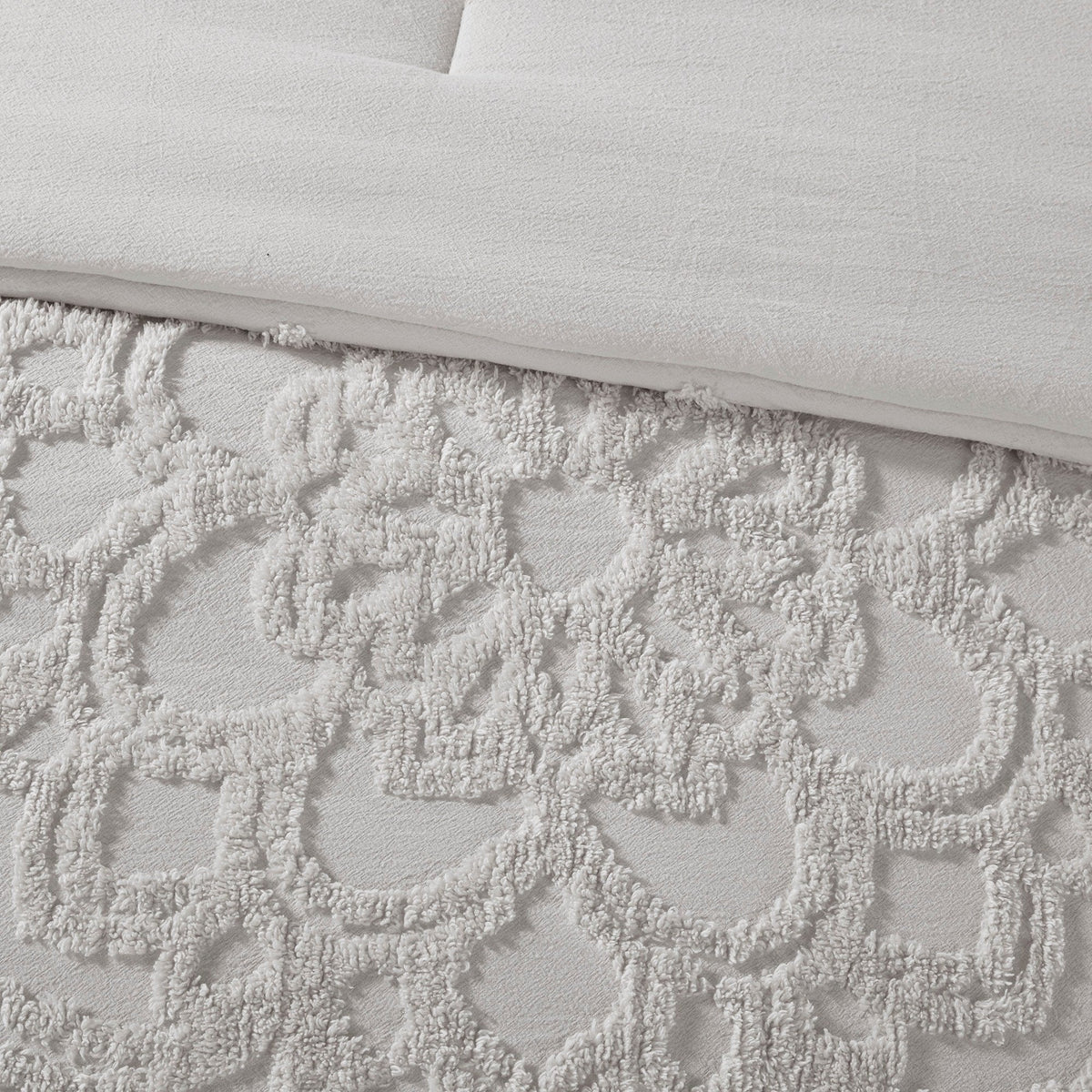 Laetitia Grey 3-Piece Comforter Set Comforter Sets By Olliix/JLA HOME (E & E Co., Ltd)