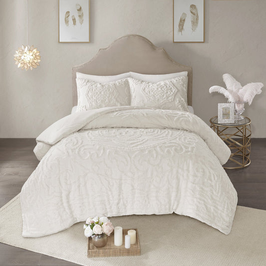 Laetitia Off White 3-Piece Comforter Set Comforter Sets By Olliix/JLA HOME (E & E Co., Ltd)