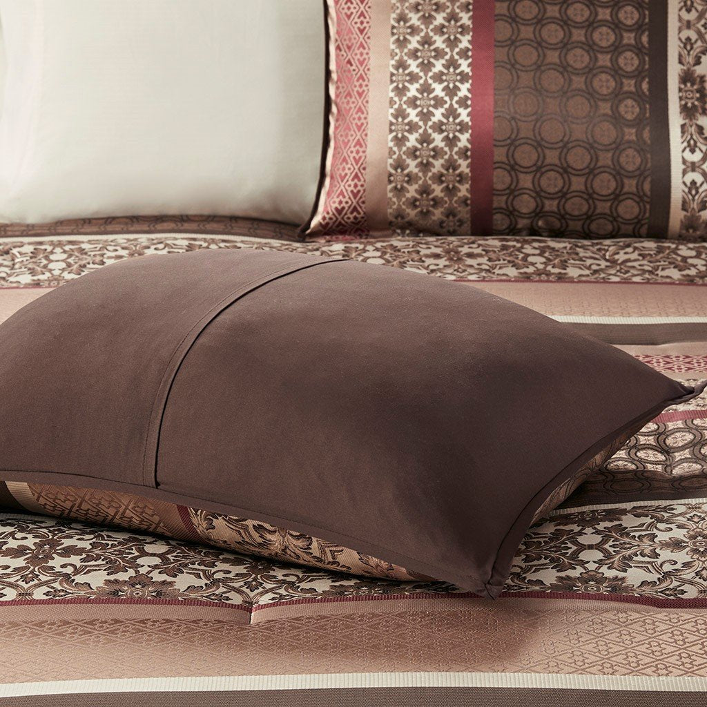 Princeton Red 7-Piece Comforter Set Comforter Sets By Olliix/JLA HOME (E & E Co., Ltd)