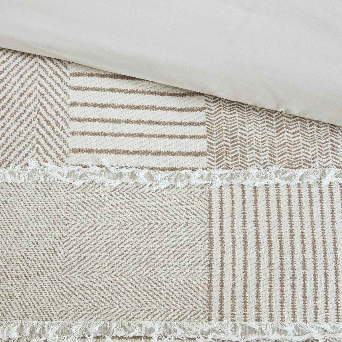 Schafer Taupe 5-Piece Comforter Set Comforter Sets By Olliix/JLA HOME (E & E Co., Ltd)