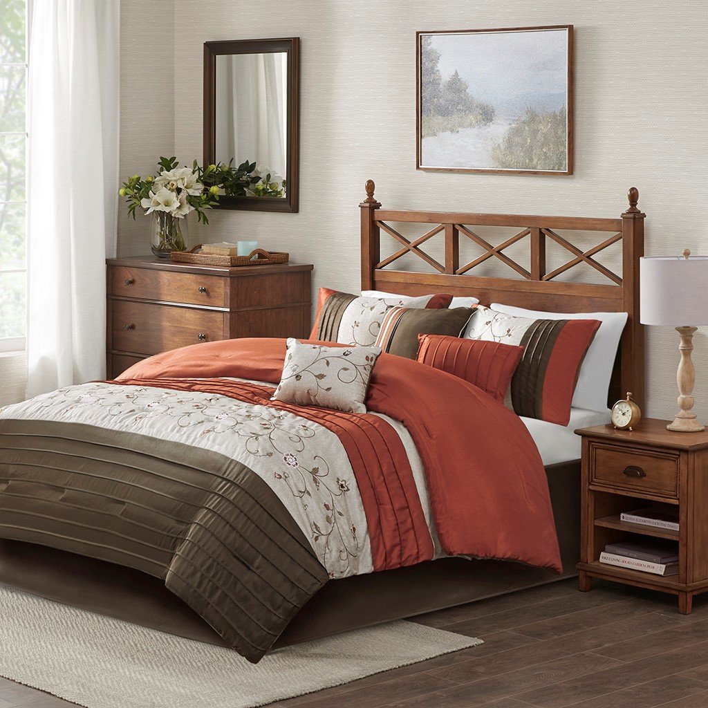 Serene Spice 7-Piece Comforter Set Comforter Sets By Olliix/JLA HOME (E & E Co., Ltd)