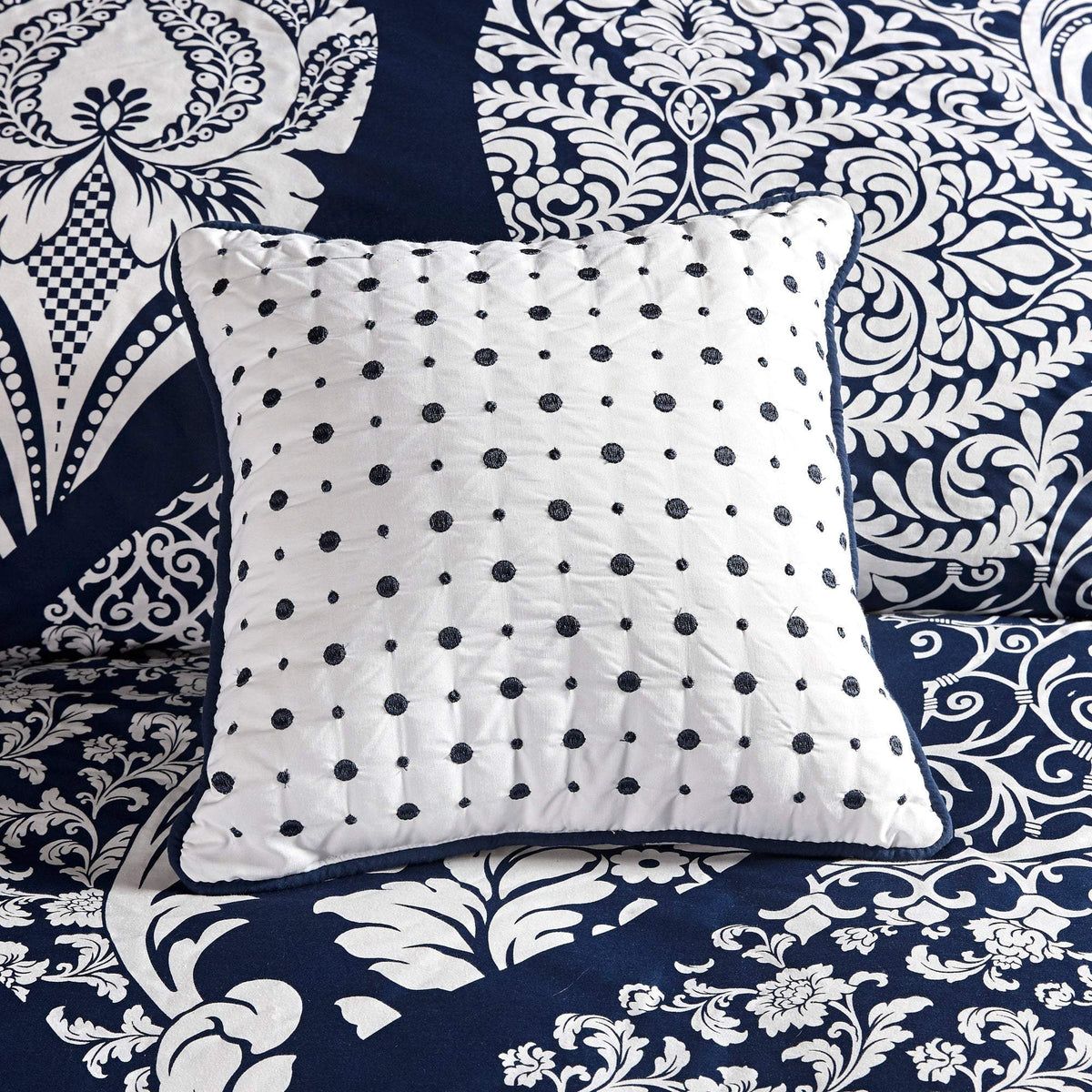 Albuquerque Indigo 7-Piece Comforter Set Comforter Sets By Olliix/JLA HOME (E & E Co., Ltd)