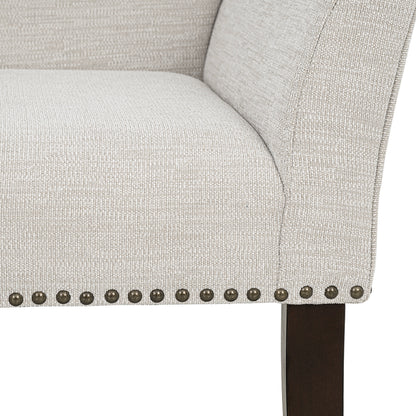 Welburn Upholstered Bench - Cream