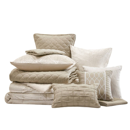 Nocturne Comforter Set - Champagne