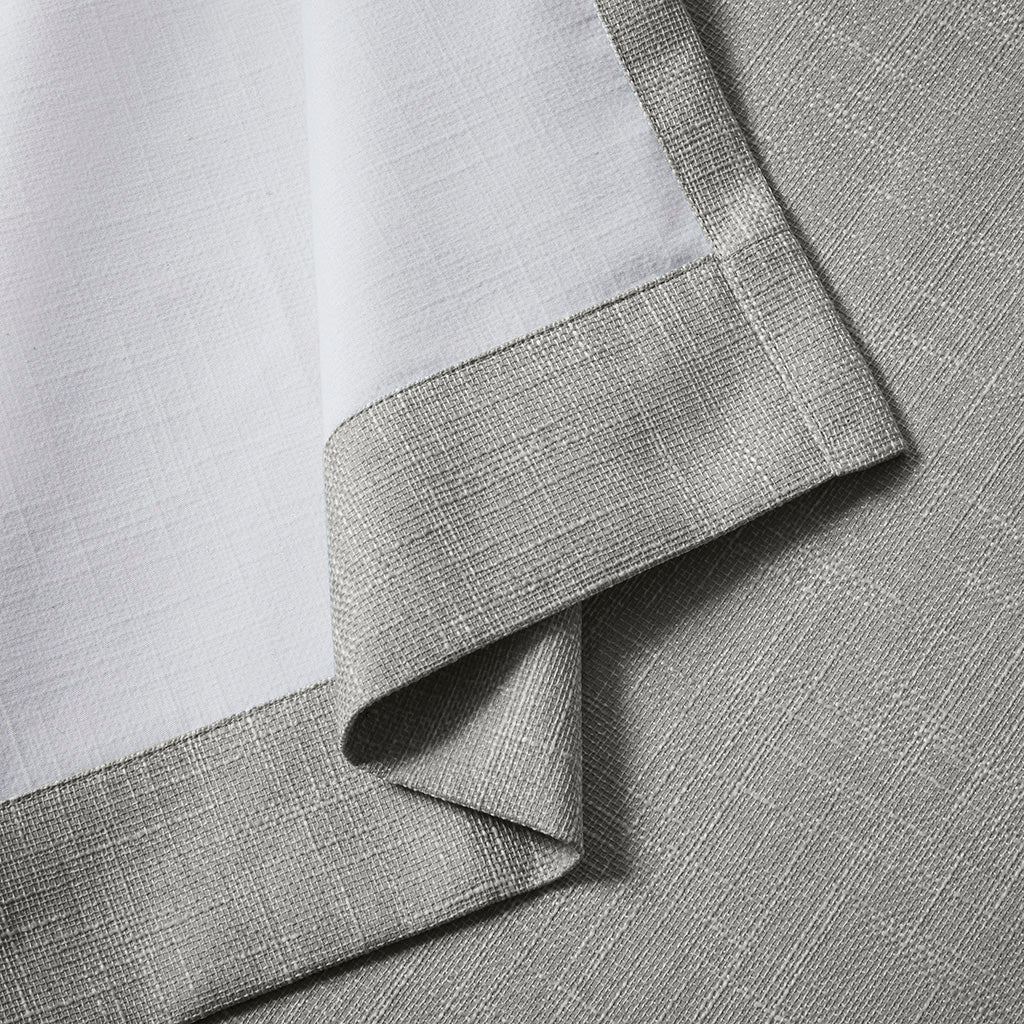 Maya Printed Heathered Blackout Window Patio Panel - Grey