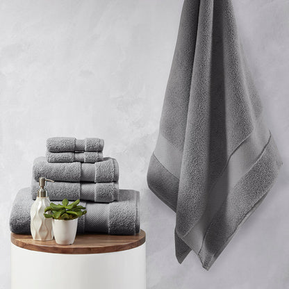 Splendor 1000gsm 100% Cotton 6 Piece Towel Set - Charcoal