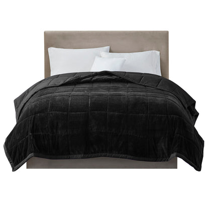 Coleman Reversible HeiQ Smart Temperature Down Alternative Blanket - Black