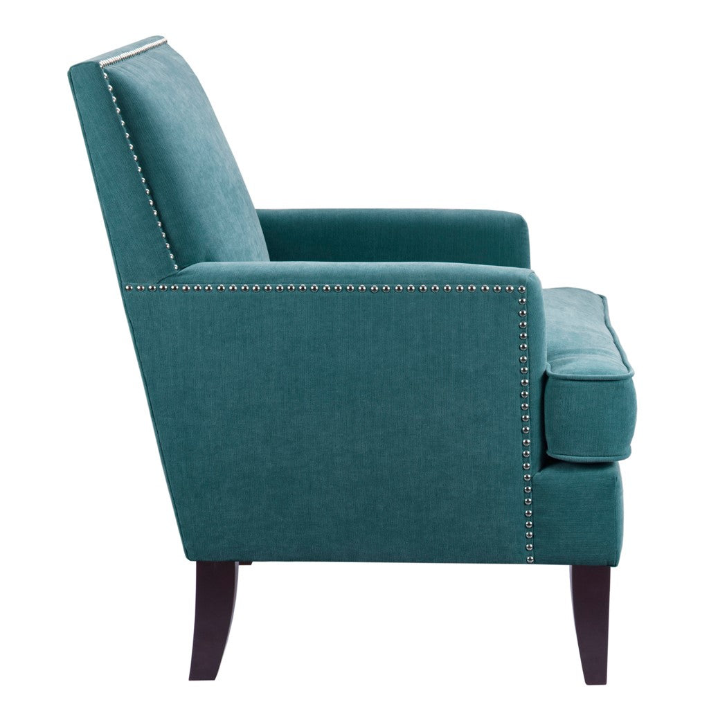 Colton Track Arm Blue Club Chair