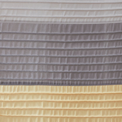 Amherst Faux Silk Shower Curtain - Yellow
