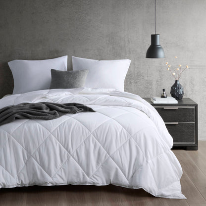Cooling Touch Oversized Down Alternative Comforter - White