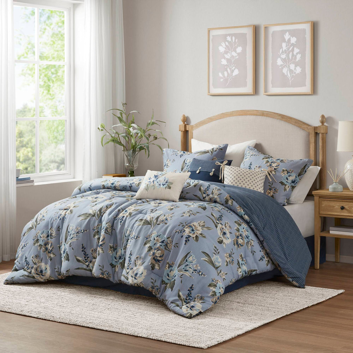 Salara Comforter Set - Blue