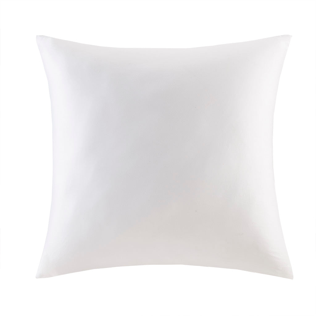 Cotton Sateen Euro Pillow - White
