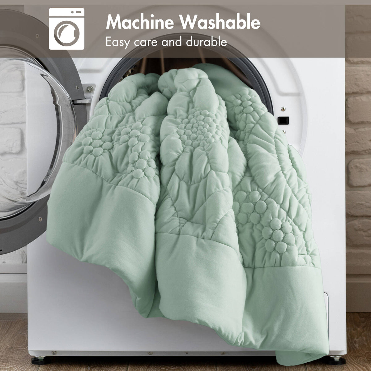 Elise Comforter Set - Sage