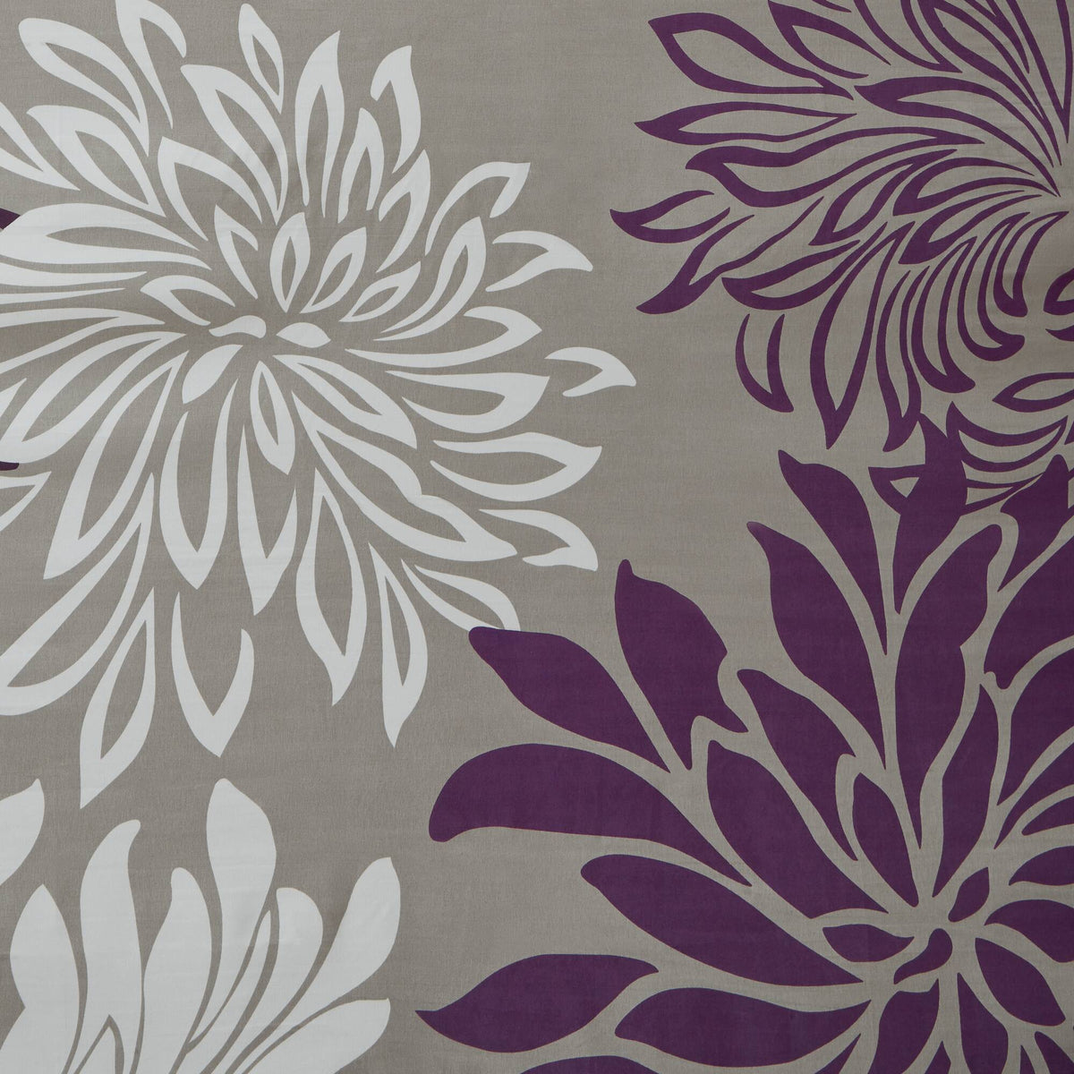Maible Printed Floral Shower Curtain - Purple