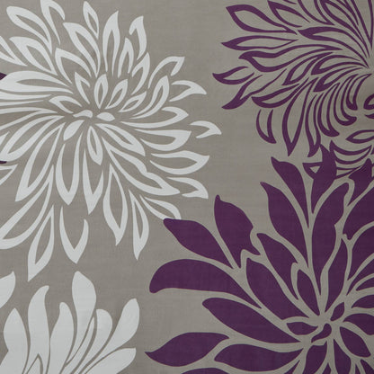 Maible Printed Floral Shower Curtain - Purple