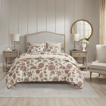 Victoria one-drawer wood bedside table with shelf - Light Natural