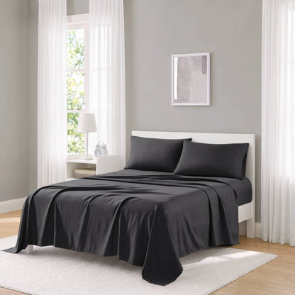 Microfiber All Season Soft Touch Sheet Set - Black