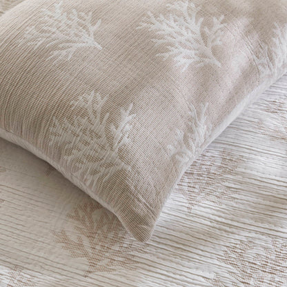 Mia Coral 3 Piece Quilt Mini Set - Linen