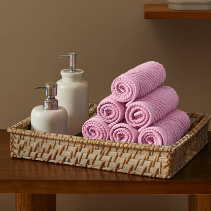 Diagonal Ribbed - Pink