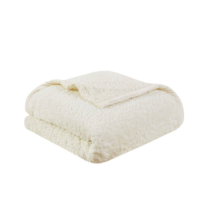 Burlington Berber Blanket - Ivory