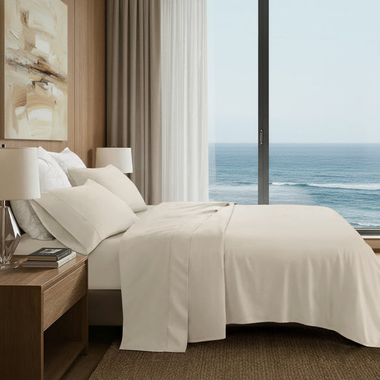 Elina Supima Cotton Sheet Set - Off-White