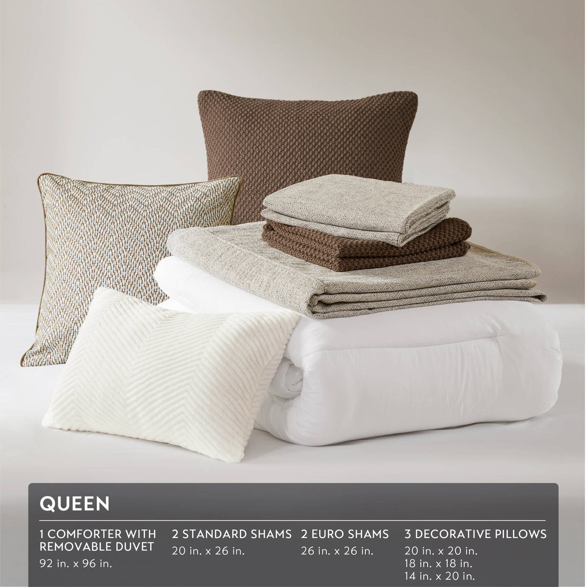 Chapman Comforter Set - Neutral Ivory