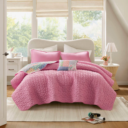 Nellie Quilt Set - Pink