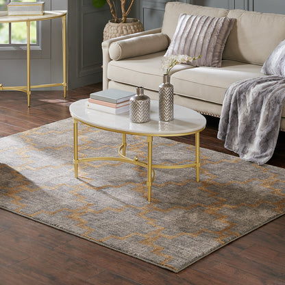 Bordeaux Coffee Table - White/Gold