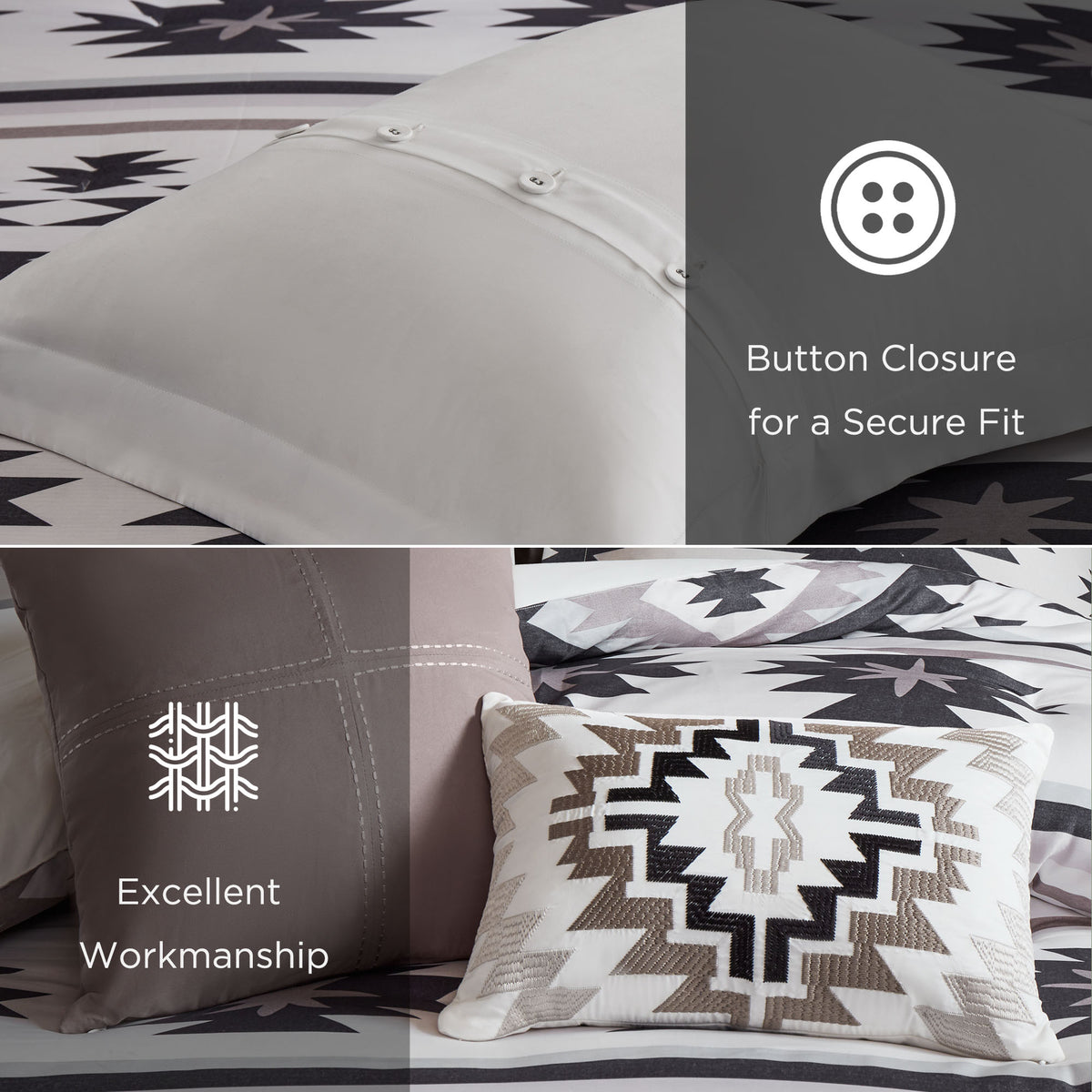 Timberline Bedding Collection - Taupe