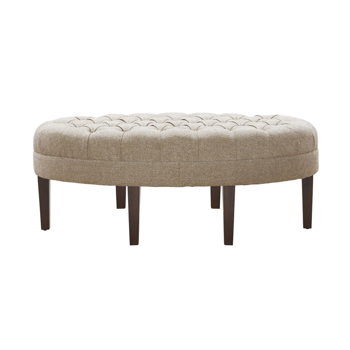 Martin Surfboard Tufted Ottoman - Linen