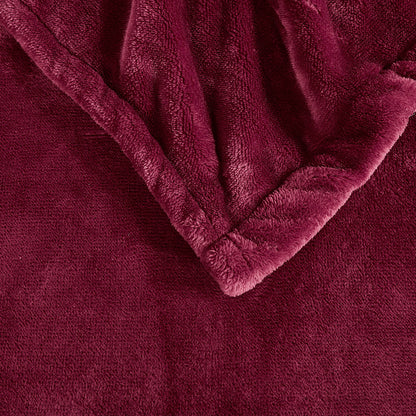 Plush Heated Blanket - Red